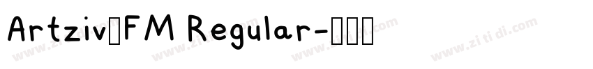 Artziv2FM Regular字体转换